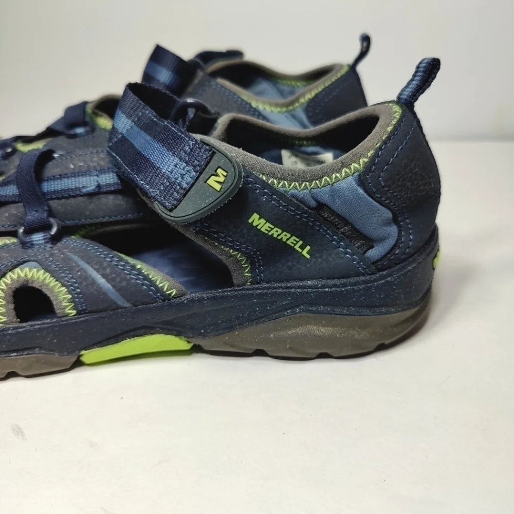 Merrell Hydro Hiker Sport Outdoor Waterproof Sandals Blue Green Size 7M